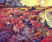 Vincent Van Gogh Die roten Weingarten Germany oil painting artist